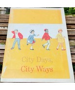 Vtg 1966 City Days City Ways Book Kitschy Children PAPER FOR CRAFTING - ... - $10.79 CAD