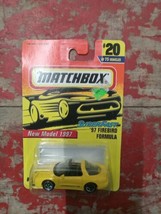 1996 Matchbox Superfast #20 &#39;97 Firebird Formula Ram Air New On Card - £10.65 GBP