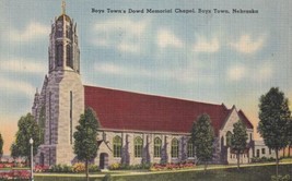 Boys Town Dowd Memorial Chapel Nebraska NE 1949 Postcard A09 - £2.41 GBP