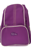 Backpack School College University Crocodile Violet Purple Rubber Medium Plain - £13.42 GBP