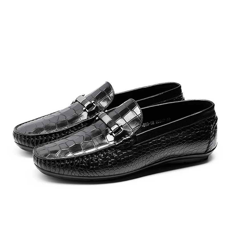 Ather summer casual shoes male sneakers loafers men slip on black men s genuine leather thumb200