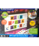 Discovery Kids DIY Light Up Cinema Box, Customizable Backlit Message Boa... - $24.39 CAD