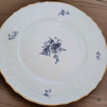 Ginori Gold Rimmed Round Savona (?) Plate-Approx 10&quot; - £16.10 GBP