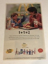 1999 McDonalds Doug’s 1st Movie Vintage Print Ad Advertisement pa22 - £5.45 GBP
