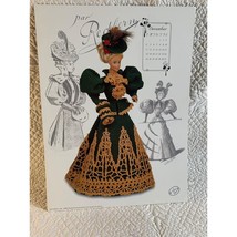 Annie&#39;s Calendar Bed Doll 1994 Miss December Doll Gown Crochet Pattern book - £7.68 GBP