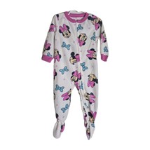 Disney Junior Minnie Mouse Fleece Sleeper Toddler Girls Size 2 - $7.92