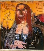 Jean Michel Basquiat &quot; Mona Lisa &quot; Giclée Sur Papier - £335.52 GBP