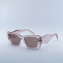PRADA PR08YS 19Q10D Transparent Peach/Light Brown 51-18-145 Sunglasses New Au... - £243.02 GBP