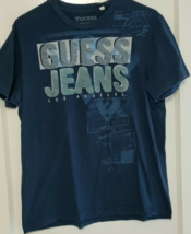 Guess Jeans Los Angeles T-Shirt Embroidered Size Large - £14.14 GBP