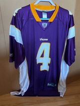 Minnesota Vikings Brett Favre #4 Reebok On Field NFL Jersey Size Extra Large XL - £20.83 GBP