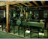 Hall of Tools Machine Shop Smithsonian Institution UNP Chrome Postcard I14 - £7.08 GBP