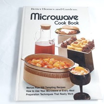Vintage 1976 Better Homes And Gardens Microwave Cook Book Recipes - £12.45 GBP