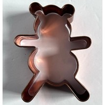 Large Copper Teddy Bear Cookie Cutter 5&quot; - £19.77 GBP