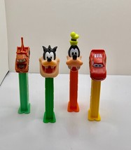 Set of 4 Disney Pez Dispenser - Tow Mater, Pete, Goofy &amp; Lightning McQueen - £9.49 GBP