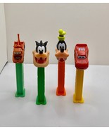 Set of 4 Disney Pez Dispenser - Tow Mater, Pete, Goofy &amp; Lightning McQueen - £9.34 GBP