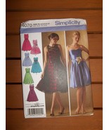 Simplicity Misses&#39;  Dress Pattern 4070 Size 12-20 UNCUT - $7.00