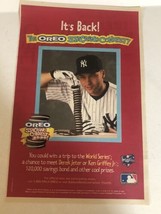 2000 Oreo Cookies Derek Jeter Vintage Print Ad Advertisement pa21 - $152.96 MXN