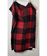 Old Navy Red Plaid Women’s Rectangular Scarf Size 80”X28” - $14.84