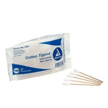 First Aid Only 25-400 Non-Sterile Cotton Tipped Applicators, 3&quot; Wood - £15.12 GBP