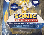 Sonic The Hedgehog Tails Action Figure 2.5” + 2 Collector Cards Sega New - $5.38