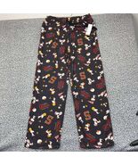 Peanuts Snoopy Pants Men Medium Navy Varsity Lounge Sleepwear All Over P... - €24,79 EUR
