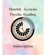 Accurate Psychic Monthly Reading Subscription—Same Hour Delivery. PDF In... - $146.00