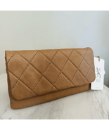 HOBO Advent Continental Leather Wallet, Soft Luxury Leather, Taupe Beige... - $157.28 CAD