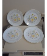 4 Corelle  10-1/4” diameter Dinner Plates Spring Meadow USA - $19.75