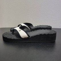 The North Face Womens Base Camp Sandal White Black Flip Flop Beach Shoes... - $20.33