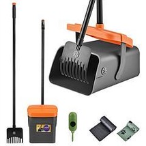 iMountek Pooper Scooper Kit Dog Poop Rake &amp; Swiveling Bin - $28.25