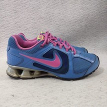 Nike Reax Running Blue Pink Neon Fitsole Sneaker Women’s Size 7.5 599562-400 - £19.87 GBP