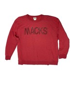 Macks Womans Sweatshirt Top Red Size XXL Shirt Cotton Blend Embellished ... - $170.11 MXN