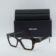 PRADA PR09ZV 2AU1O1 Tortoise 49mm Eyeglasses New Authentic - £136.65 GBP