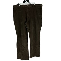 Haggar Men&#39;s Brown Corduroy Pants Size 44X30 - £14.71 GBP
