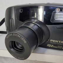 Pentax IQZoom 80-E Film Camera Auto Focus 38-80mm Point And Shoot Tested - $29.60