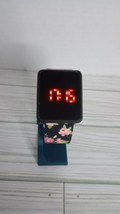 Digital Touch Read Watch With Floral Band (non-smart watch) - $9.89