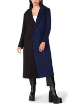 Steve Madden Caroline Colorblock Coat Navy - $45.00