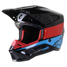 New Alpinestars SM5 Bond Black/Red/Cyan Helmet MX Motocross ATV Adult - £173.24 GBP