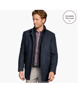Johnston &amp; Murphy Navy  all size Upton Car Coat - €194,61 EUR