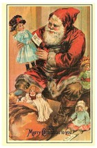 Set 6 Merrimack Publishing Old Fashioned Santa Postcards - £13.87 GBP