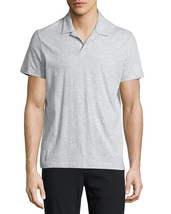 Theory Mens Slub Grey Regular Fit Willem Soft Polo Shirt Sz 2XL XXL , 35... - £62.18 GBP
