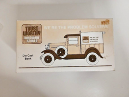 Die Cast Metal Bank, Ford Model A Pick-Up Truck, 1:25 Trustworthy Hardware Store - £11.94 GBP