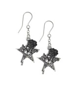 Alchemy Gothic E402  Ruah Vered Earrings Star Rose England - $54.31 CAD