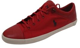 GENUINE POLO RALPH LAUREN SIZE 14 D RED WHITE MENS JEROME CANVAS FASHION... - $58.31