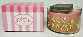 Vtg Partylite Just Desserts 3 wick Peppermint mallow, Lime Mac, Apple P1I/P5571 - £25.91 GBP