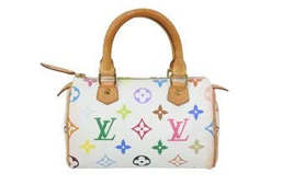 Louis Vuitton Mini Speedy White Multicolor Monogram Handbag - £1,922.30 GBP