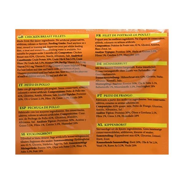 Pet Munchies Chicken Training Treat 50g, Pack of 8  - $30.00