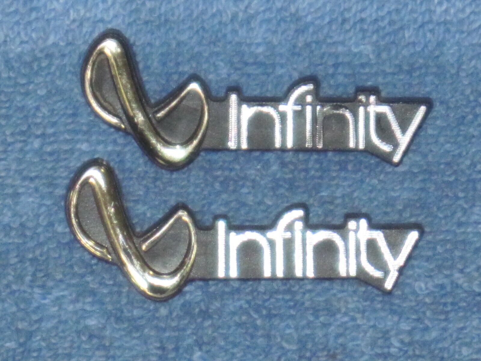 Pair BADGES LOGOS EMBLEMS for Infinity RS-3001 SM-102 Speakers - Other M... - $24.99
