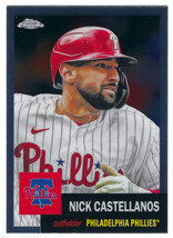 2022 Topps Chrome Platinum #134 Nick Castellanos Philadelphia Phillies - £1.02 GBP