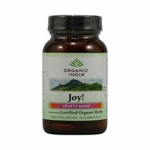 NEW Organic India Joy 90 Vegetarian Capsules Certified Organic Herb Boost Energy - £18.27 GBP